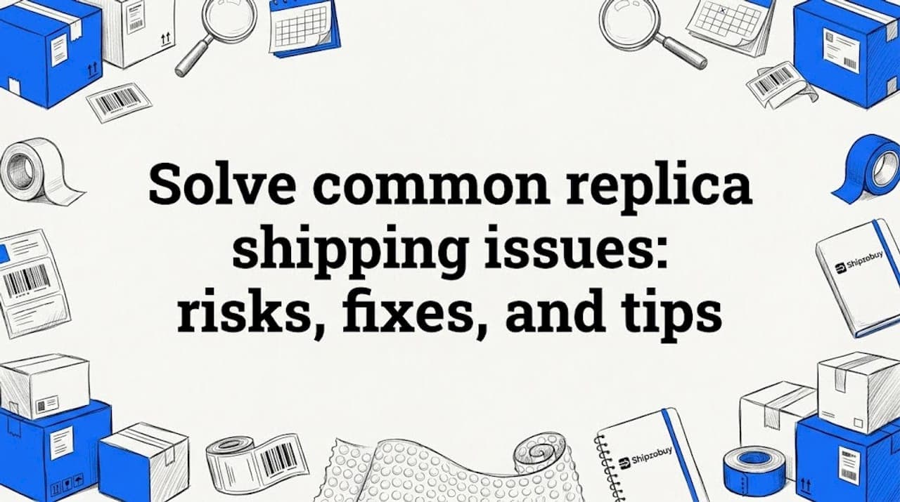 Solve common replica shipping issues: risks, fixes, and tips